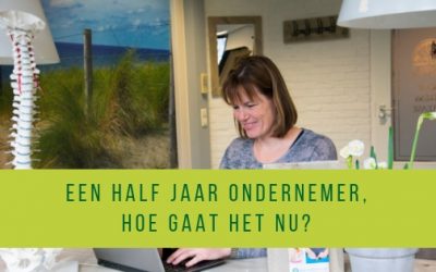 Een half jaar later….hoe bevalt het een ondernemer te zijn?