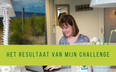 Het resultaat van mijn challenge; 4 maanden later…